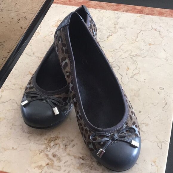 Camo Hair Calf Vionic Ballet Flats - Picture 3 of 8